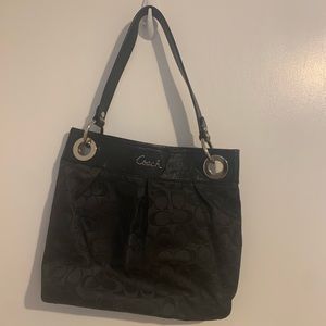 Black coach bag